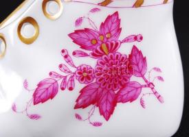 Herendi Apponyi mintás cipő, kézzel festett, jelzett, hibátlan, h:10 cm, m:5 cm
/Handpainted Herend ...