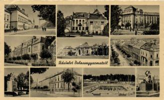 Balassagyarmat múzeummal, népbankkal, törvényszéki palotával, laktanyával és stranddal (EB)