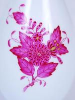 Herendi Apponyi mintás kis váza, kézzel festett, jelzett, hibátlan, m:15 cm /Handpainted Herend porc...