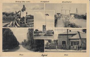 Agárd posta, országzászló (Rb)