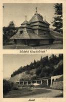 Huszt wooden church, viaduct