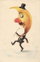 Moon man is going to the moon lady, Emb.