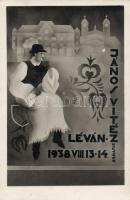 János vitéz daljáték Léván 1938. VIII. 13-14. So. Stpl / Hungarian theatre performance in Levice