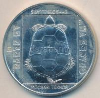 1985. 200Ft Ag "Természetvédelem-mocsári teknős" T:BU