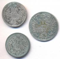Ausztria 1870. 10Kr Ag + 20Kr Ag + 1872. 10Kr Ag T:3
Austria 1870. 10Kr Ag + 20 Kreuzer Ag + 1872. 1...