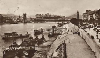 Budapest Erzsébet híd, rakpart