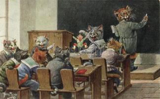 Cats in the school, s: Arthur Thiele