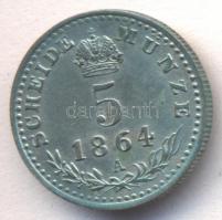 Ausztria 1864A 5Kr Ag "Ferenc József" T:2
Austria 1864A 5 Kreuzer Ag "Franz Joseph&qu...