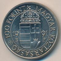 1991. 100Ft "II. János Pál pápa látogatása" T:BU