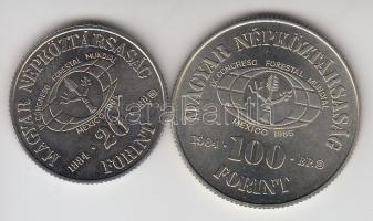 1985. 20Ft + 100Ft "FAO" pár T:BU