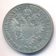 Ausztria / magyar verdejel 1837C 20Kr Ag "I. Ferenc" T:2-