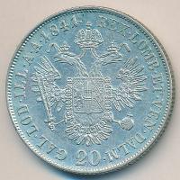 Ausztria/magyar verdejel 1841E 20Kr Ag "I. Ferdinánd" T:2