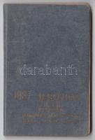 1937 Budapest VI. Ilkovics étterem zsebnaptár italreklámokkal