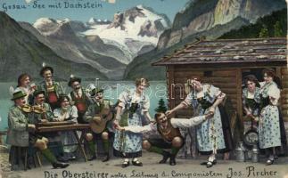 Gosauseen with Dachstein, Upper Styrian folklore (EK)