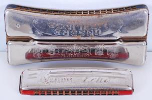 2db M. Hohner szájharmonika: "Unsere Lieblinge" és "Echo" / 
Harmonicas