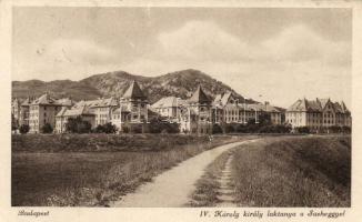 Budapest XI. A IV. Károly Laktanya a Sasheggyel