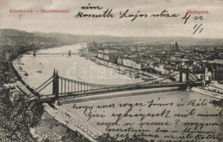 Budapest Erzsébet híd, Divald