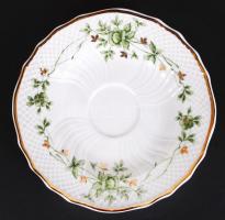 Hollóházi Erika mokkás készlet, jelzett, matricás, hibátlan / Hollohaza porcelain coffee set