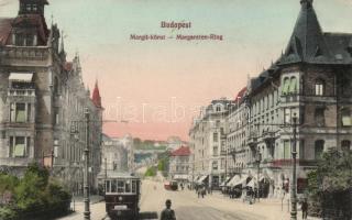 Budapest II. Margit körút, villamosok (EK)