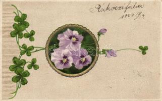 Flower, Emb. litho