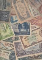 Vegyes átnézetlen magyar bankjegy tétel 32db kizárólag különféle névértékű és/vagy évszámú papírpénzzel! T:vegyes