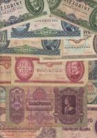 Vegyes átnézetlen magyar bankjegy tétel 32db kizárólag különféle névértékű és/vagy évszámú papírpénzzel! T:vegyes