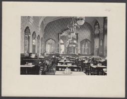 cca 1910 Budapesti kávéház belső fotó 11x9 cm