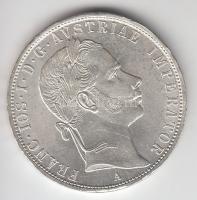 Ausztria 1858A 1Fl Ag "Ferenc József" T:1- kis ph. Austria 1858A 1 Florin Ag "Franz Joseph" C:AU small edge error