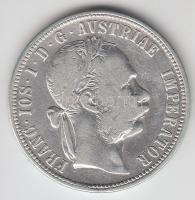 Ausztria 1884 1Fl Ag "Ferenc József" T:2- Austria 1884 1 Florin Ag "Franz Joseph" C:VF