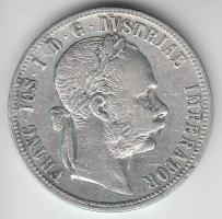 Ausztria 1886. 1Fl Ag "Ferenc József" T:2- Austria 1886. 1 Florin Ag "Franz Joseph" C:VF