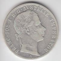 Ausztria 1859A 1Fl Ag "Ferenc József" T:2- Austria 1859A 1 Florin Ag "Franz Joseph" C:VF