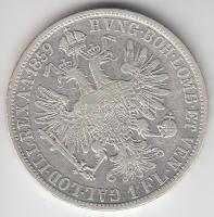 Ausztria 1859A 1Fl Ag "Ferenc József" T:2-
Austria 1859A 1 Florin Ag "Franz Joseph&qu...