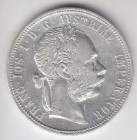 Ausztria 1882. 1Fl Ag "Ferenc József" T:2 Austria 1882. 1 Florin Ag "Franz Joseph" C:XF