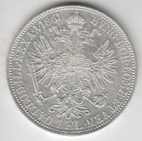 Ausztria 1861A 1Fl Ag "Ferenc József" T:1-,2 kis ph.
Austria 1861A 1 Florin Ag "Franz...
