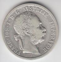 Ausztria 1890. 1Fl Ag "Ferenc József" T:2- Austria 1890. 1 Florin Ag "Franz Joseph" C:VF