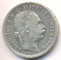 Ausztria 1891. 1Fl Ag "Ferenc József" T:2- Austria 1891. 1 Florin Ag "Franz Joseph" C:VF