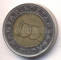 1997. 100Ft kétoldali névértékű hibás(?) veret! (7.82g/23.77mm/2.23mm) T:2-