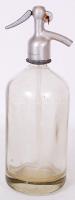Régi üveg szódásszifon /  Vintage seltzer bottle, 32cm