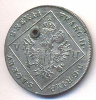 Ausztria/magyar verdejel 1802B 7Kr Ag "I. Ferenc" T:3 Ly