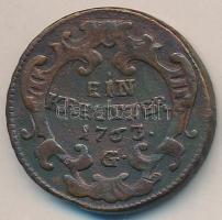 Ausztria/magyar verdejel 1762G 1Kr "Mária Terézia" T:2-