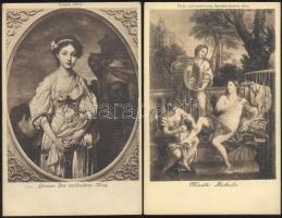 42 db régi festmény reprodukció / 42 painting reproductions