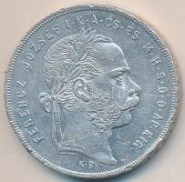 1872KB 1Ft Ag "Középcímer" T:2,2-