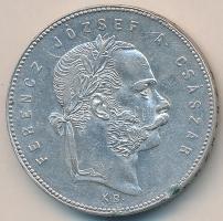 1869KB 1Ft Ag "Angyalos címer" T:2