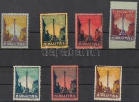 1934 7 klf levélzáró Miskolci hét, Bélyegkiállítás