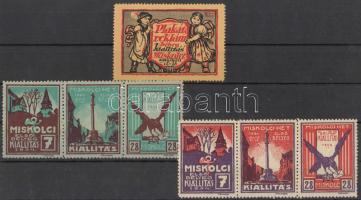 1934 7 klf levélzáró Miskolci hét, Bélyegkiállítás