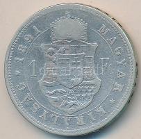 1891KB 1Ft Ag "Fiumei címer" T:3