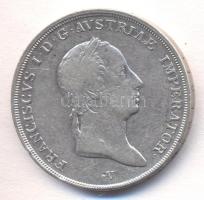 Olasz Államok / Velence 1827V 1/2Sc Ag "I. Ferenc" T:2-,3 Italian States / Lombardy-Venetia 1827V 1/2 Scudo Ag "Franz I" C:aVF