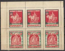 1921 Pozsony, Nagyvárad levélzáró hatostömb