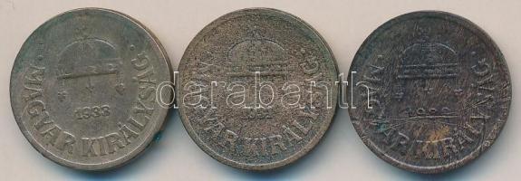 1931-1933. 2f 3xklf évjárat! T:vegyes