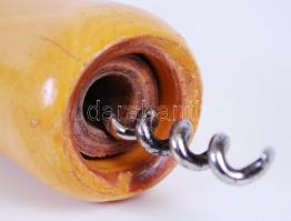 Fa dugóhúzó / 
Wooden wine bottle opener, 18cm